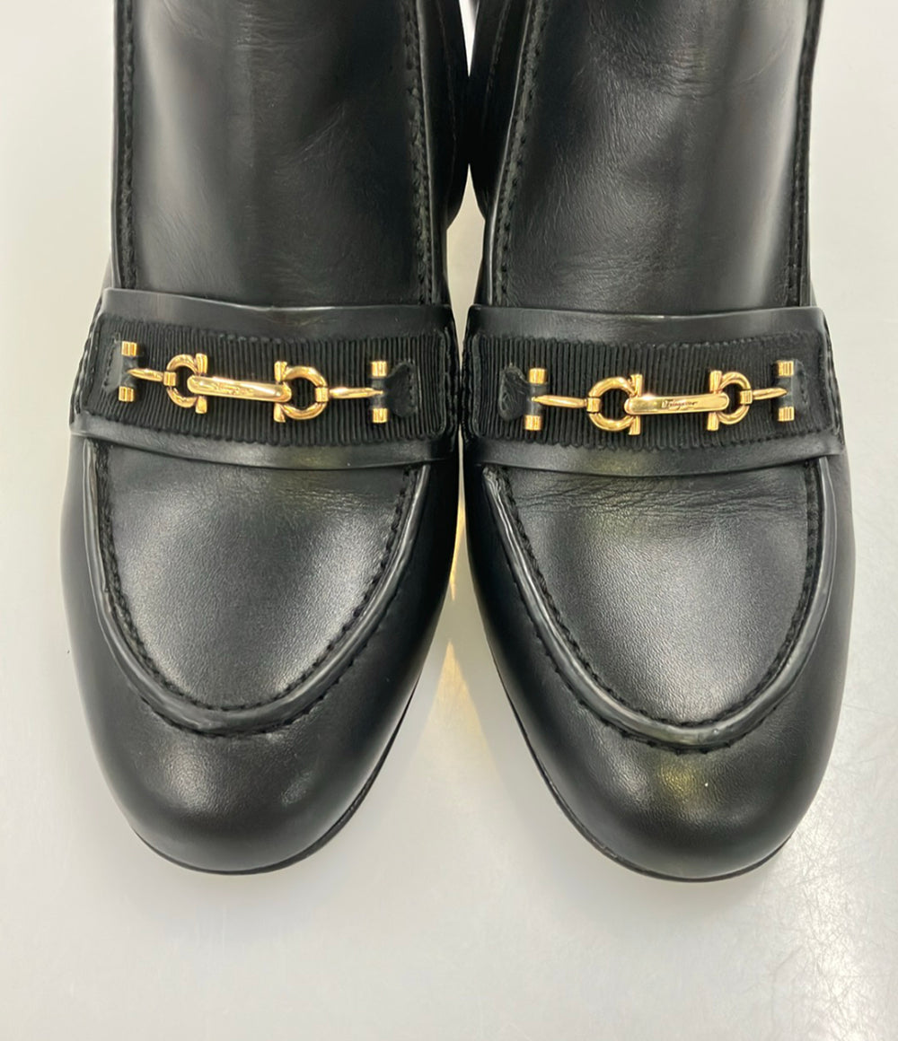 Salvatore Ferragamo ショートブーツ ガンチーニ レディース SIZE 5 1/2 サルヴァトーレフェラガモ