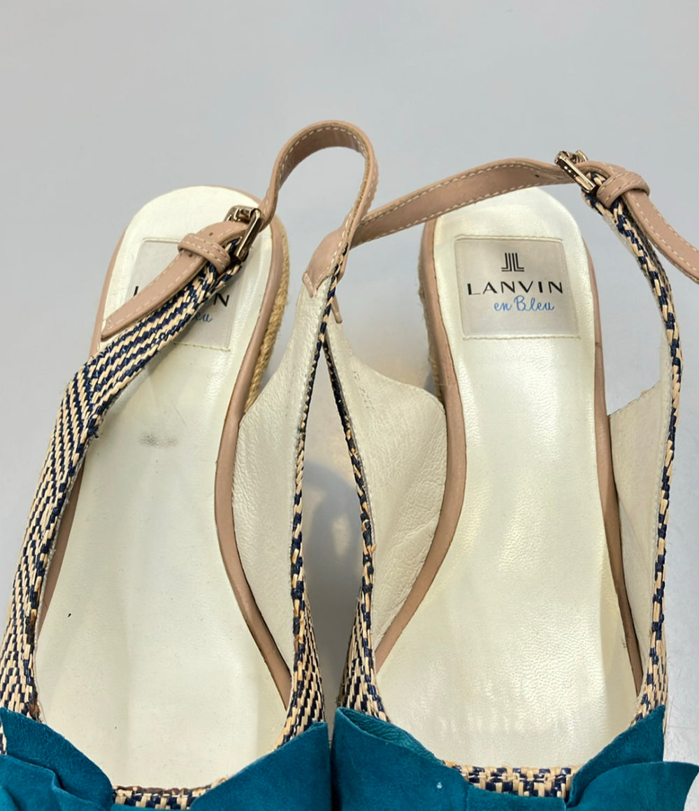 LANVIN en Bleu スリングバックサンダル レディース SIZE 23.0 (M) ランバンオンブルー