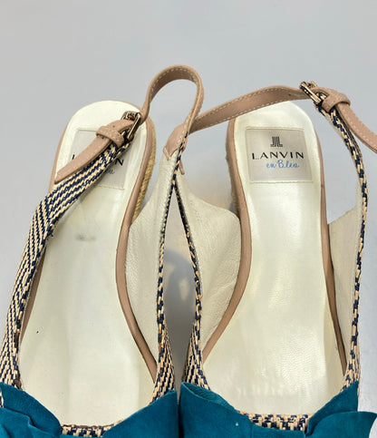 LANVIN en Bleu スリングバックサンダル レディース SIZE 23.0 (M) ランバンオンブルー