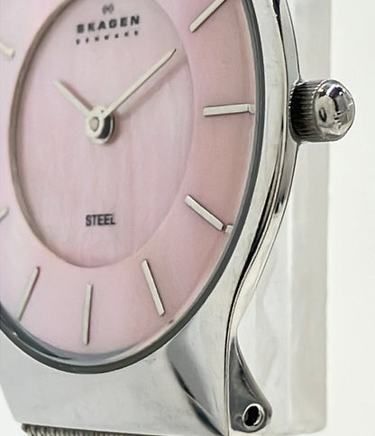 SKAGEN 腕時計 クオーツ ピンク レディース スカーゲン