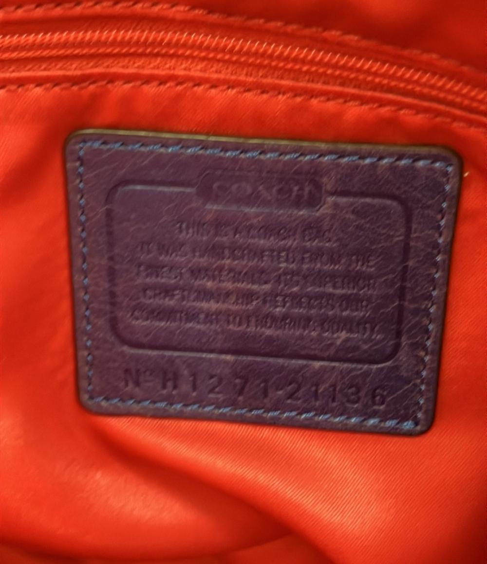 COACH ショルダーバッグ 肩掛け チェック柄 シグネチャー 21136 レディース コーチ