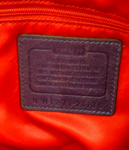 COACH ショルダーバッグ 肩掛け チェック柄 シグネチャー 21136 レディース コーチ