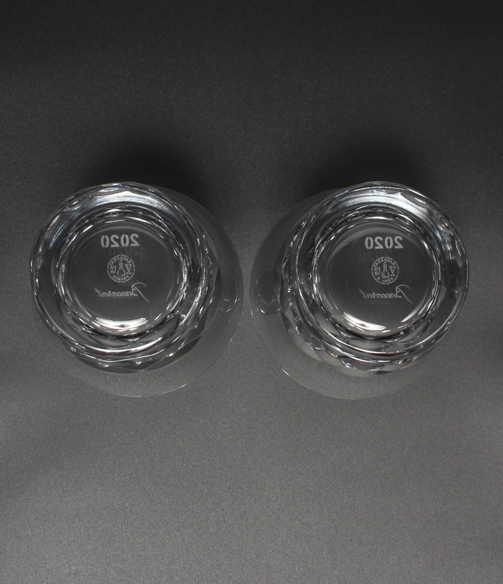 美品 Baccarat イヤータンブラー グラス 2点セット ペア 2020 ブラーヴァ バカラ