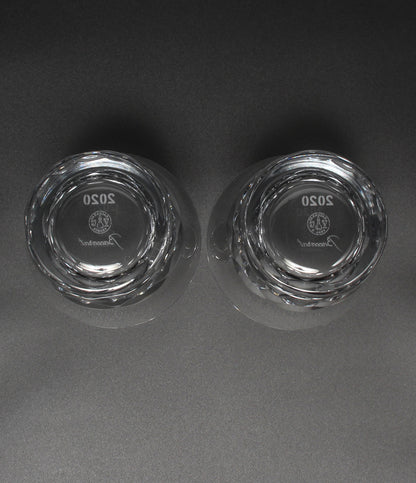 美品 Baccarat イヤータンブラー グラス 2点セット ペア 2020 ブラーヴァ バカラ
