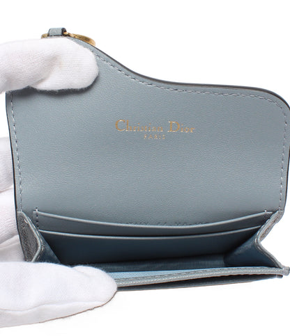 美品 Christian Dior カードケース 名刺入れ サドル ブルーム カードホルダー レディース クリスチャンディオール