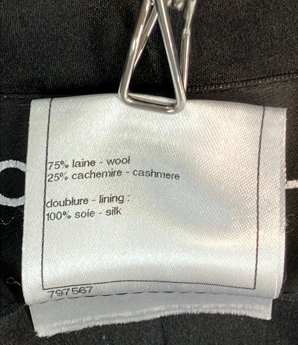 CHANEL ウール カシミヤ ケープ調 コート P41518V24161 レディース SIZE 38 (M) シャネル
