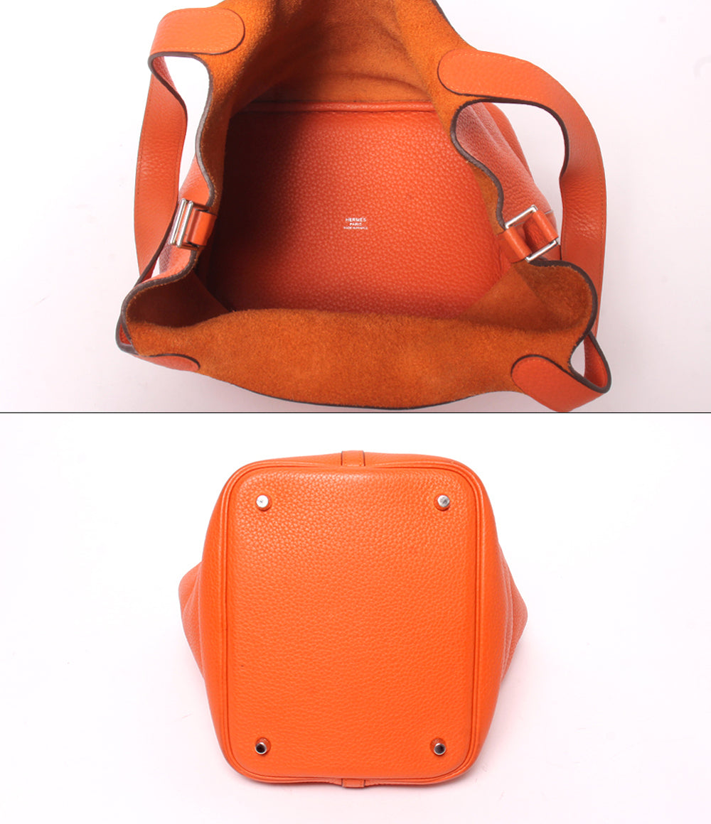 HERMES ハンドバッグ シルバー金具 R刻印 ピコタンロックMM レディース エルメス