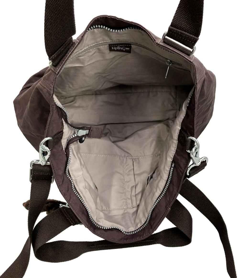 美品 Kipling トートバッグ ショルダーバッグ 2WAY 斜め掛け レディース キプリング