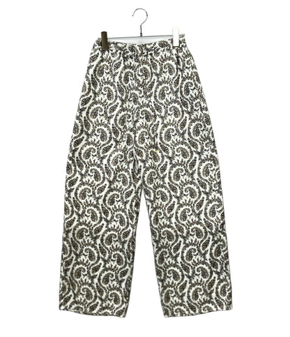 美品 ANAYI ペイズリーデシンイージーパンツ レディース SIZE 36 (XS) アナイ