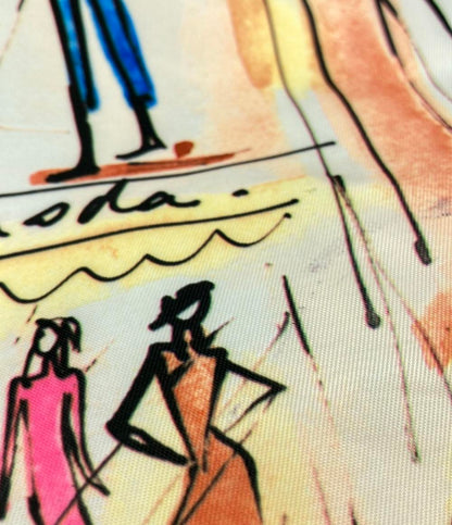 アイザック 2way ナイロンプリントトートバッグ ショルダーバッグ 斜め掛け レディース izak