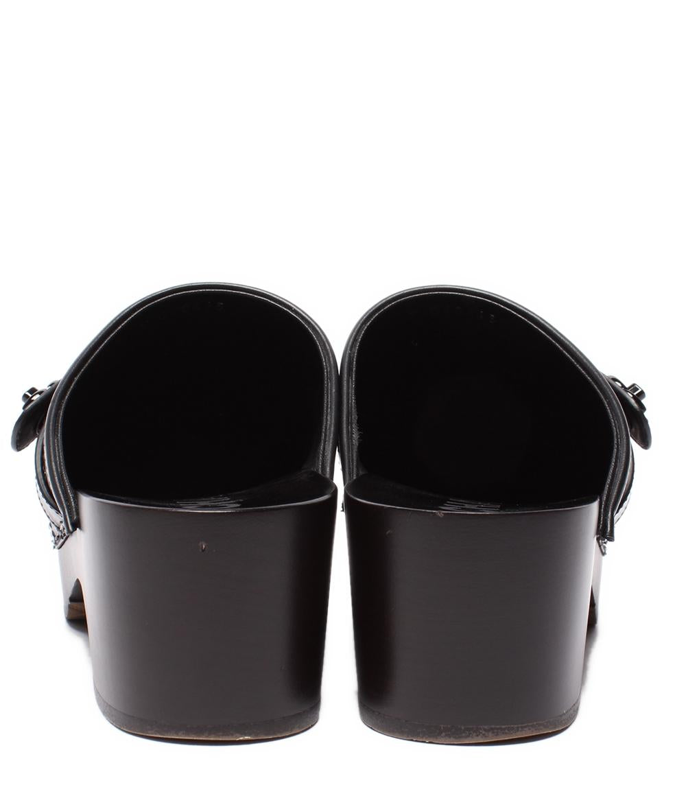 CHANEL サンダル サボ マトラッセ 2025SS G46415 レディース SIZE 37C