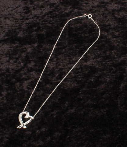 美品 ティファニー ネックレス SV925 ラビングハート パロマピカソ レディース TIFFANY&Co.