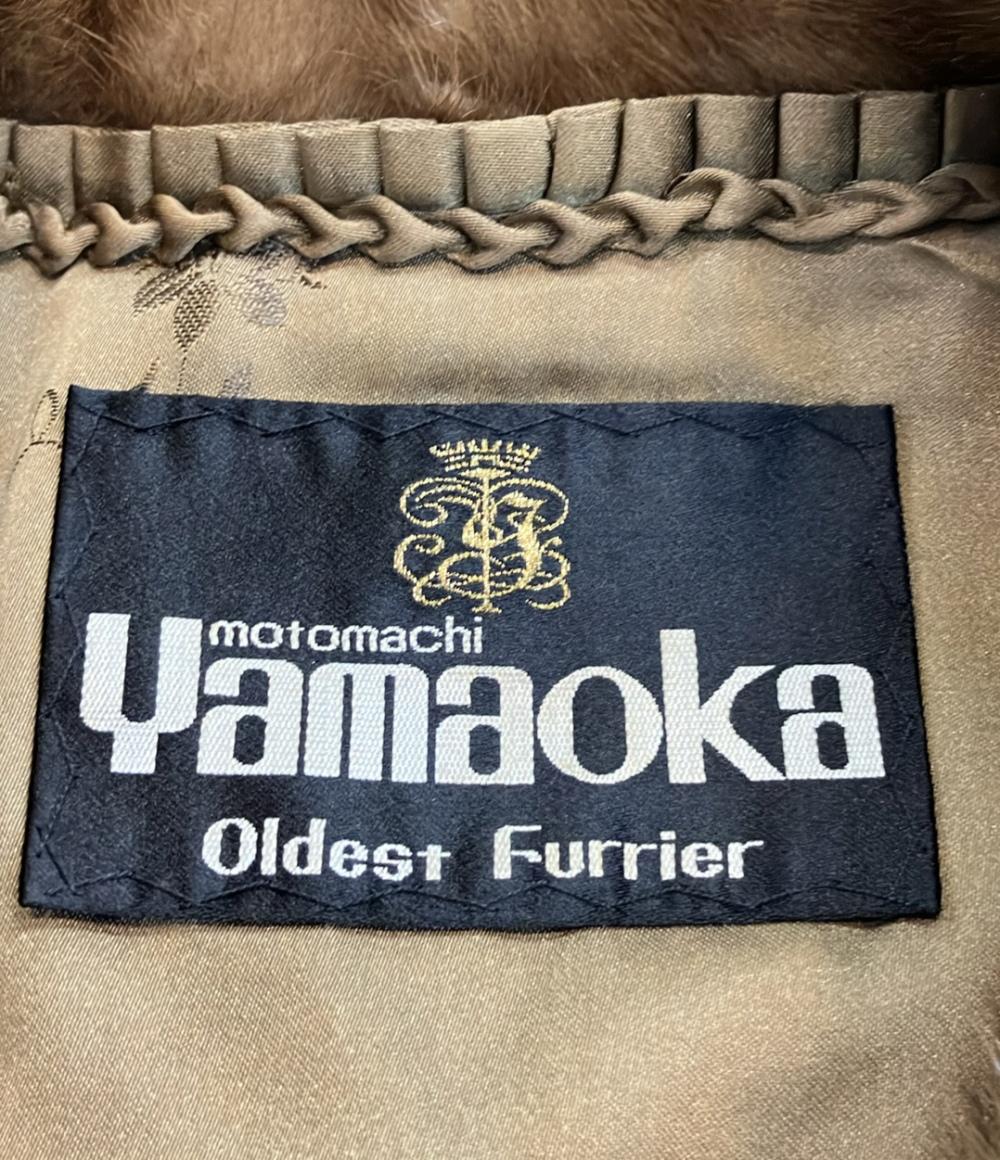 訳あり ヤマオカ リアルファーコート レディース SIZE 13 (L) YAMAOKA