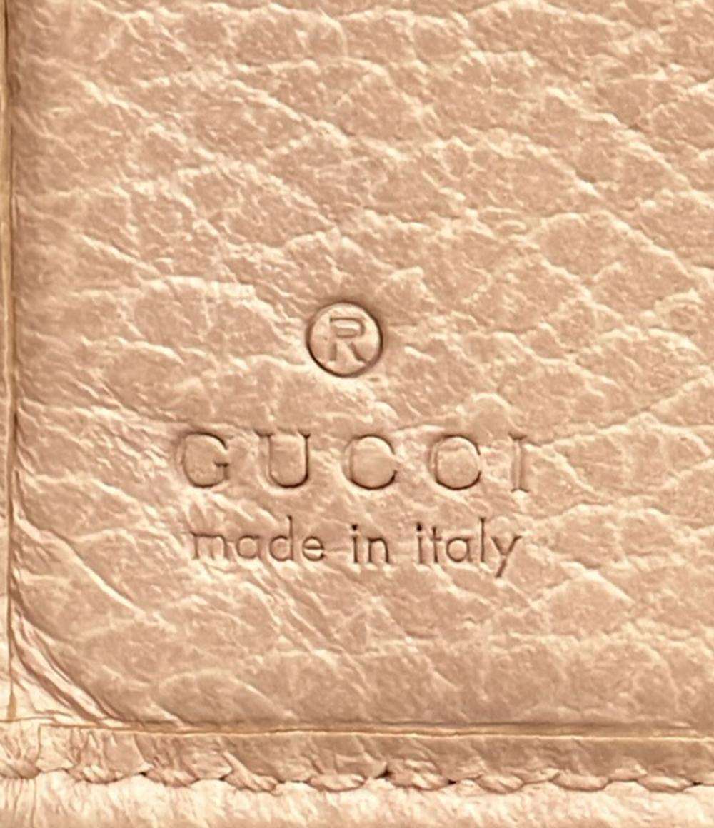 GUCCI Wホック二つ折り財布 GGマーモント 456122 496334 レディース グッチ