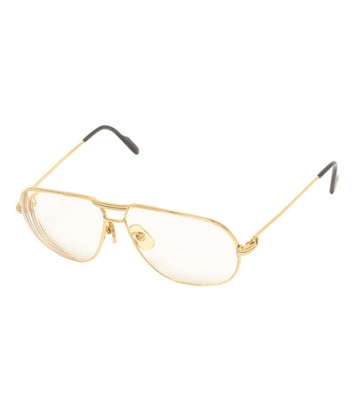 Cartier 度入りメガネ アイウェア 59□12 メンズ カルティエ