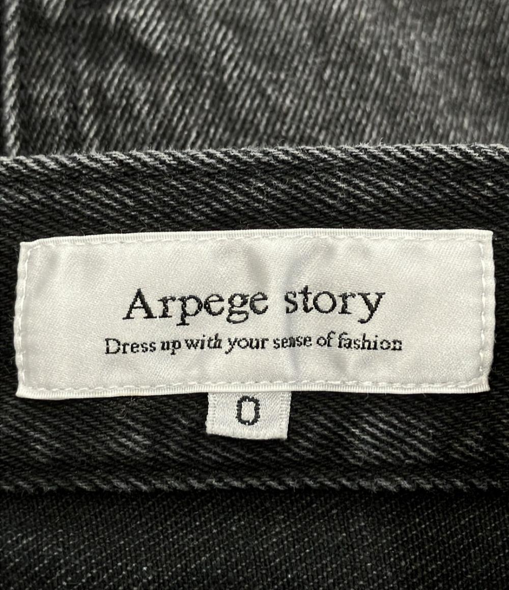 美品 アルページュストーリー ケミカルウォッシュデニムパンツ レディース SIZE 0 (XS) Arpage Story