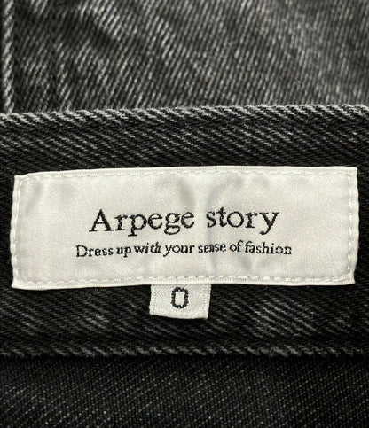 美品 アルページュストーリー ケミカルウォッシュデニムパンツ レディース SIZE 0 (XS) Arpage Story