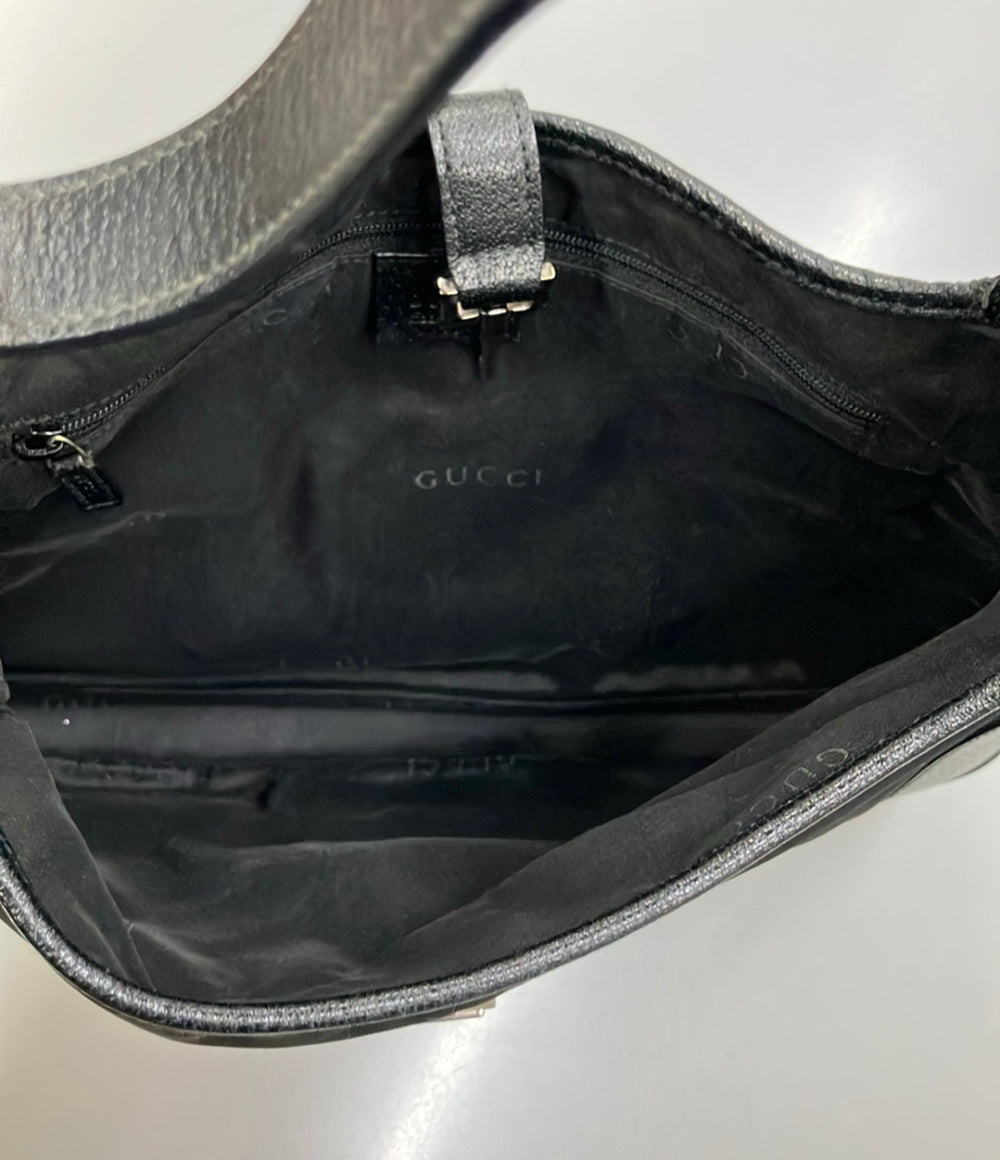 GUCCI ショルダーバッグ 肩掛け キャンバス レザー ジャッキー 001 3306 001998 レディース グッチ