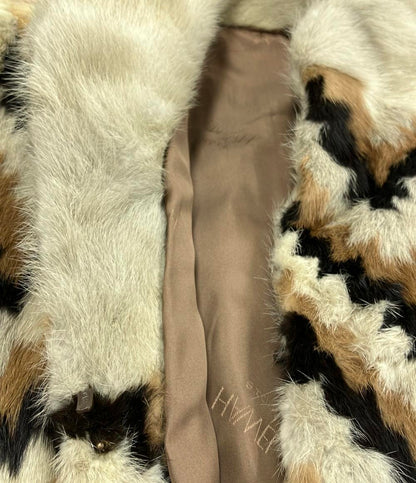 美品 ファーコート レディース