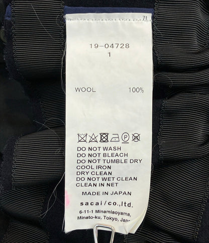 Sacai ドッキング ビスチェ シャツワンピース 19-04728 レディース SIZE 1 サカイ