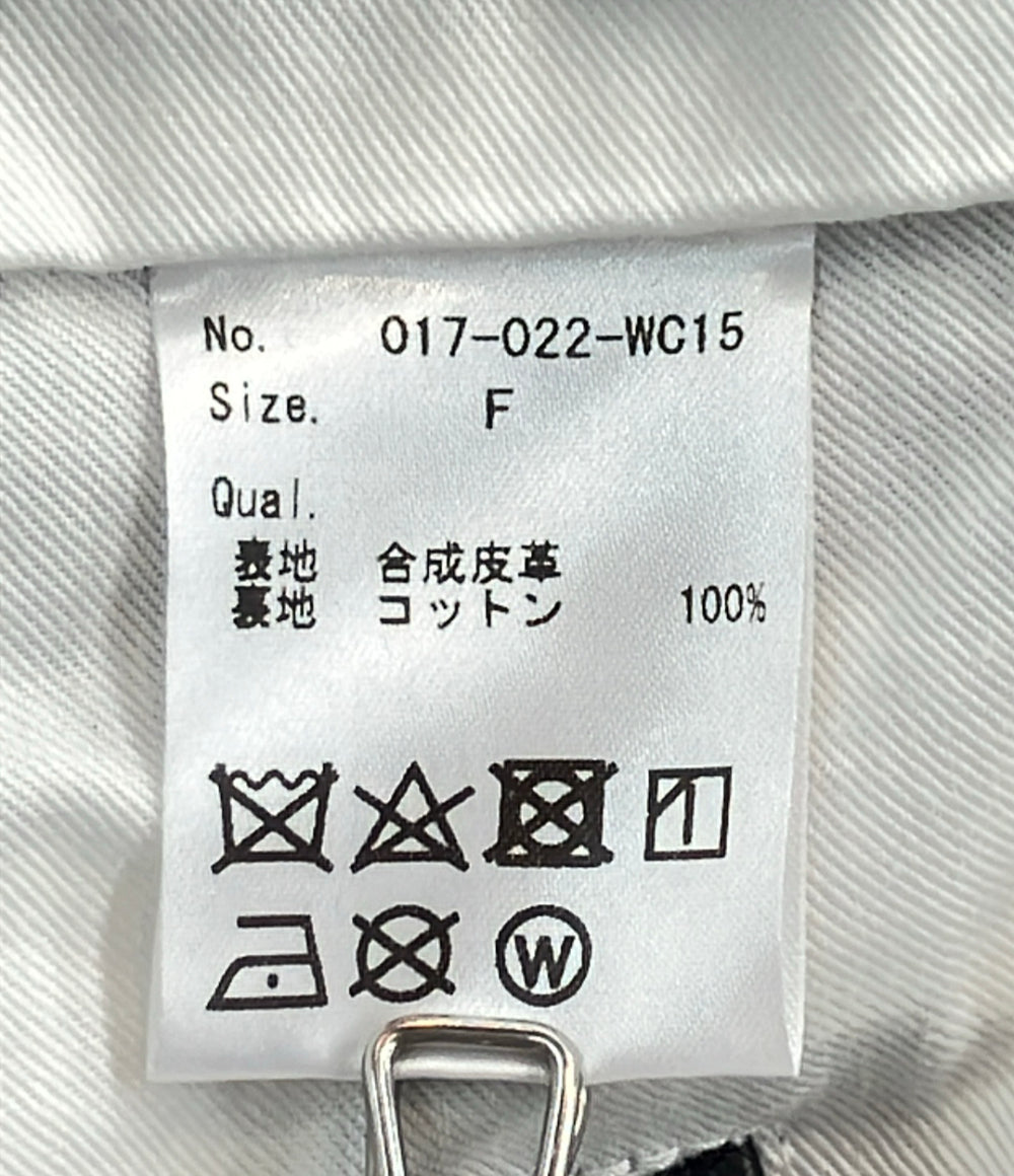 IIROT フェイクレザージャケット レディース SIZE F (M) イロット