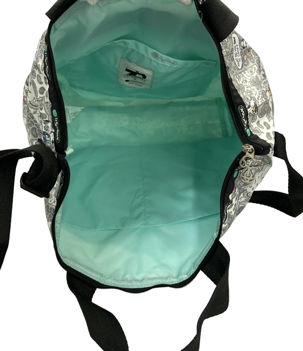 美品 レスポートサック ピーナッツ ハンドバッグ ショルダーバッグ 2WAY 斜め掛け レディース LeSportsac PEANUTS