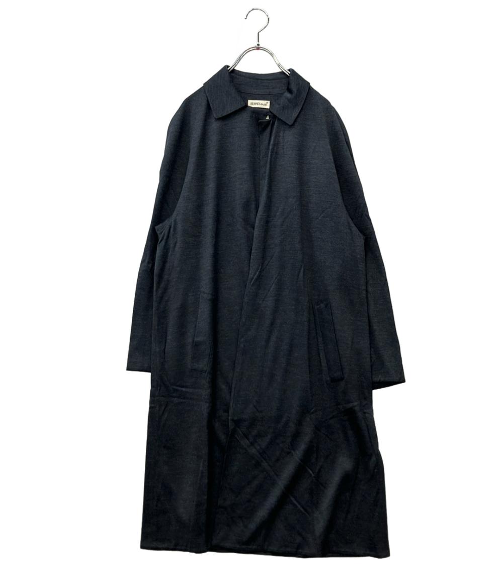 HERMES ロングシャツカーディガン チャコール スターマークタグ レディース SIZE 38 (M) エルメス