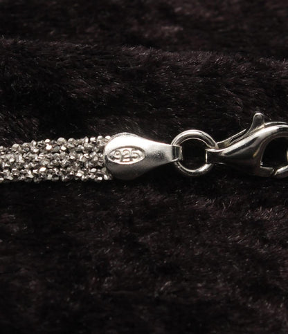 美品 3連ネックレス SV925 ボールステーション レディース