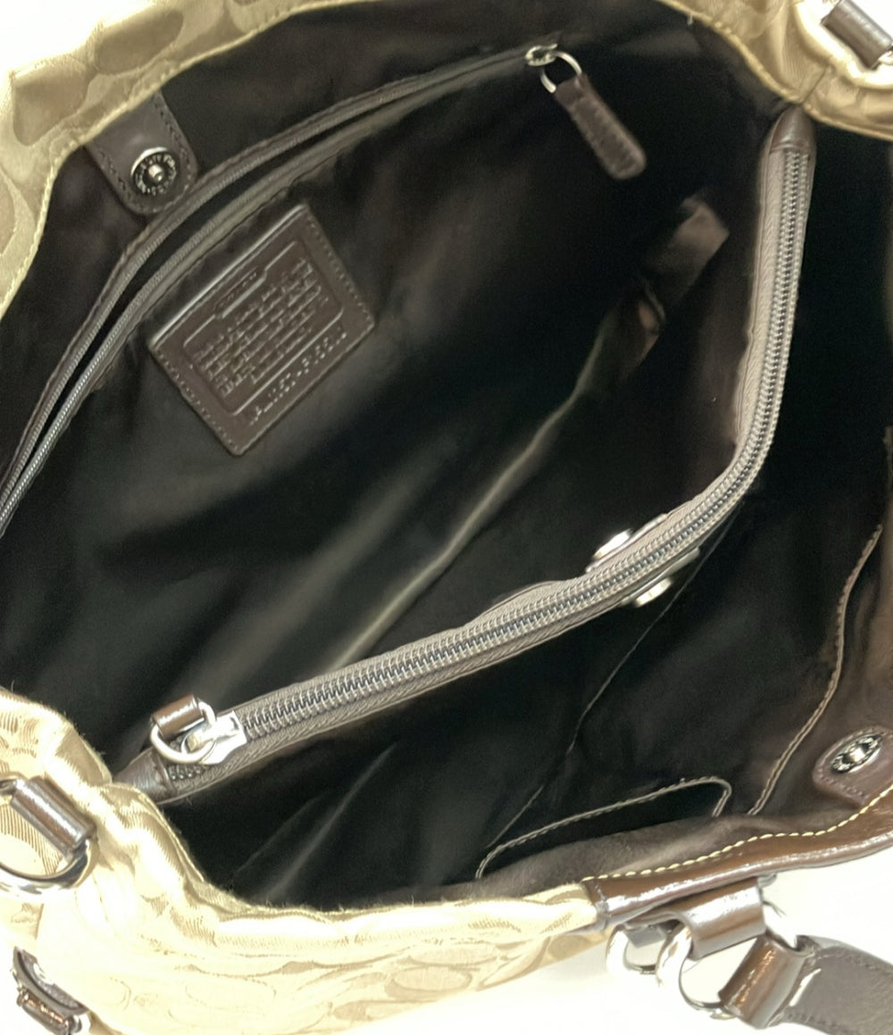 コーチ 2way トートバッグ ショルダーバッグ 肩掛け シグネチャー F15510 レディース COACH