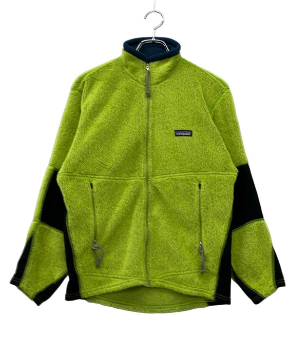【がんばりますさん　専用】patagonia L オリーブグリーン patagonia フリースジャケット 登山 アウトドア W812F メンズ SIZE XS