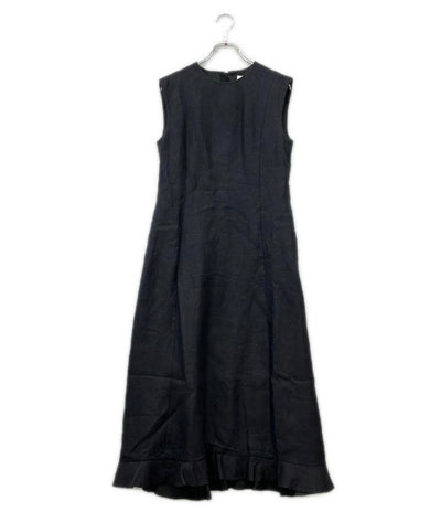 ebure リネンノースリーブラッフルワンピース レディース SIZE 36 (XS) エブール