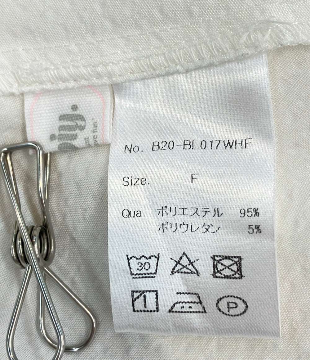 美品 Biby フェイクカラー長袖ブラウス レディース SIZE F (M) ビビィ