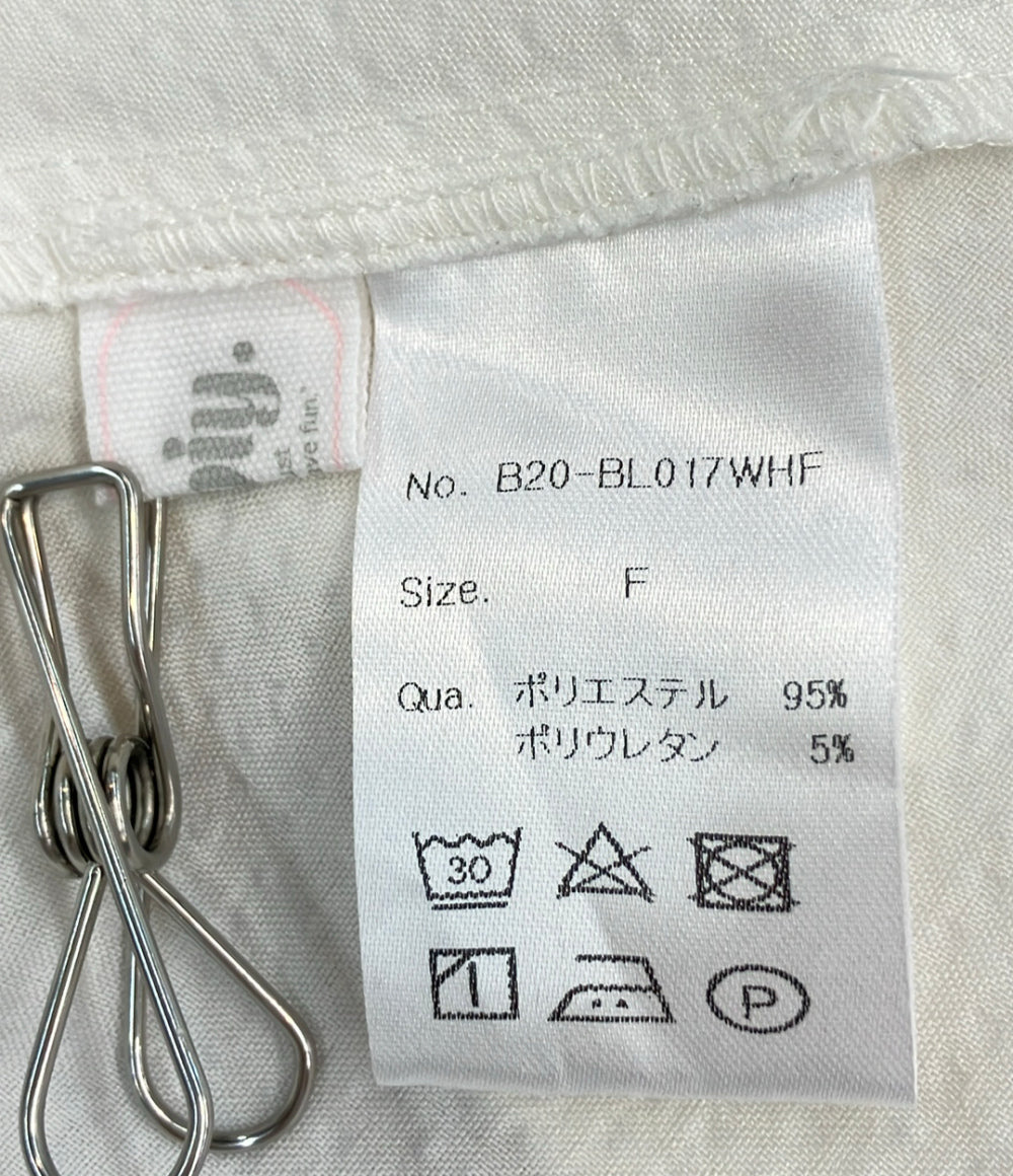 美品 Biby フェイクカラー長袖ブラウス レディース SIZE F (M) ビビィ