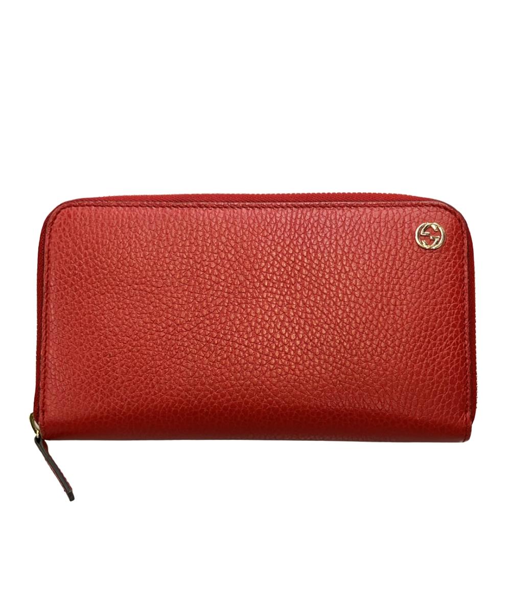 GUCCI ラウンドファスナー長財布 インターロッキングG 449347 496334 レディース グッチ