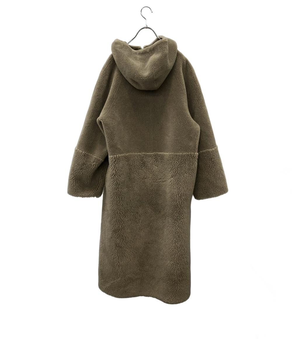 GRACE CONTINENTAL フーディボアコート ウールボアムートンフード 24AW 0324469120-00 レディース SIZE 36 (S) グレースコンチネンタル