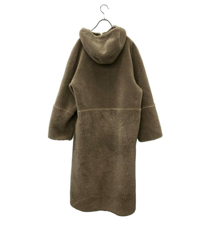 GRACE CONTINENTAL フーディボアコート ウールボアムートンフード 24AW 0324469120-00 レディース SIZE 36 (S) グレースコンチネンタル