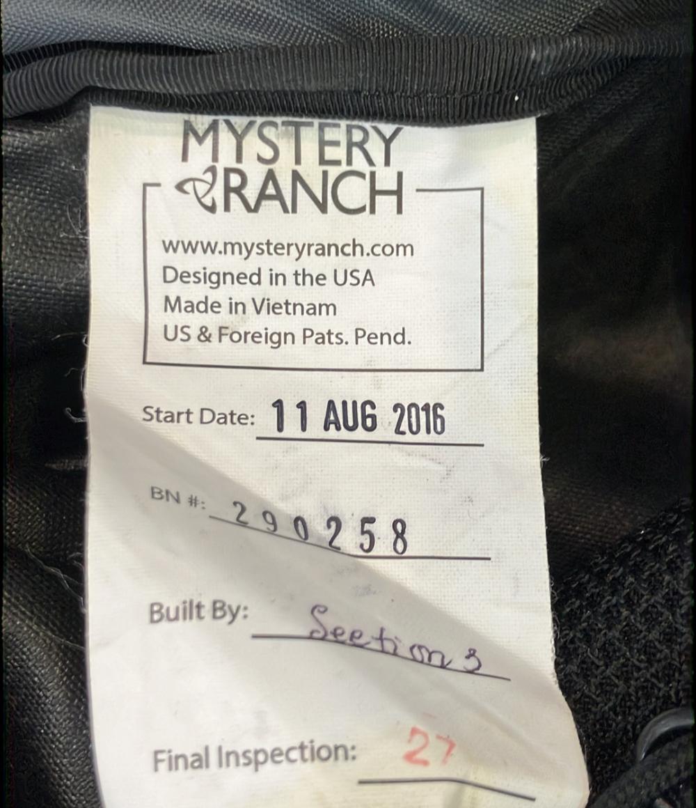 MYSTERY RANCH リュック デイパック メンズ レディース ミステリーランチ