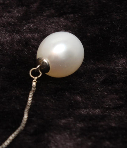 ピアス SV オーバルパール 8.5mm レディース