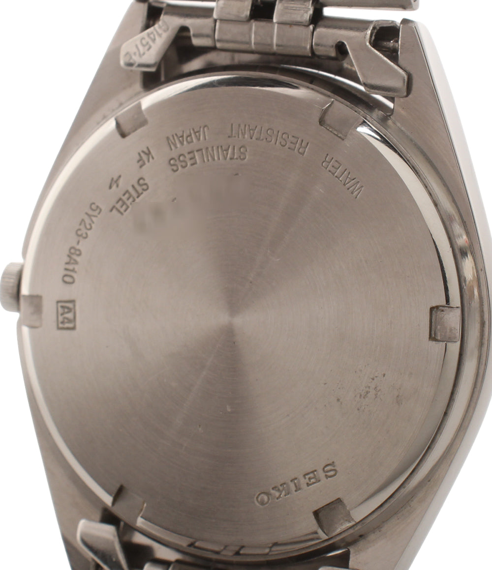 SEIKO 腕時計 クオーツ ホワイト 5Y23-8A10 メンズ セイコー
