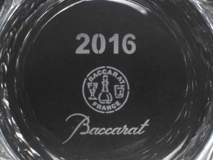 美品 Baccarat イヤータンブラー グラス 2点セット ペア 2016 グローリア バカラ