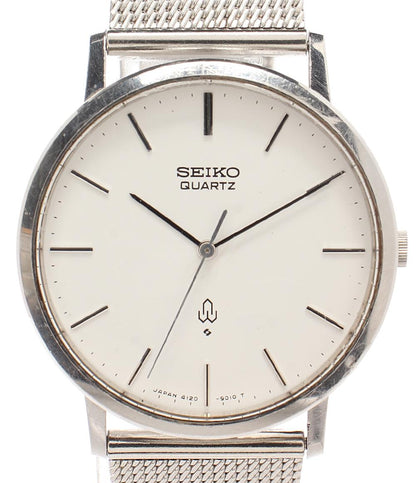 SEIKO 腕時計 クオーツ ホワイト 4120-9010 メンズ セイコー