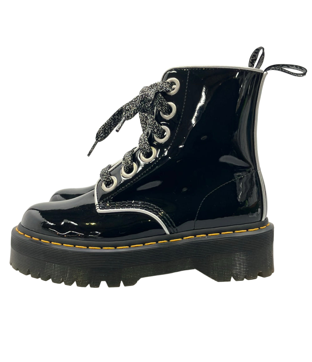 美品 Dr.Martens エナメルショートブーツ MOLLY レディース SIZE UK 6 ドクターマーチン