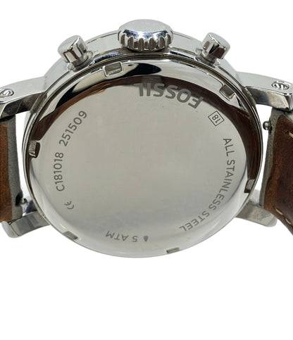 FOSSIL 腕時計 クオーツ アイボリー C181018 メンズ フォッシル