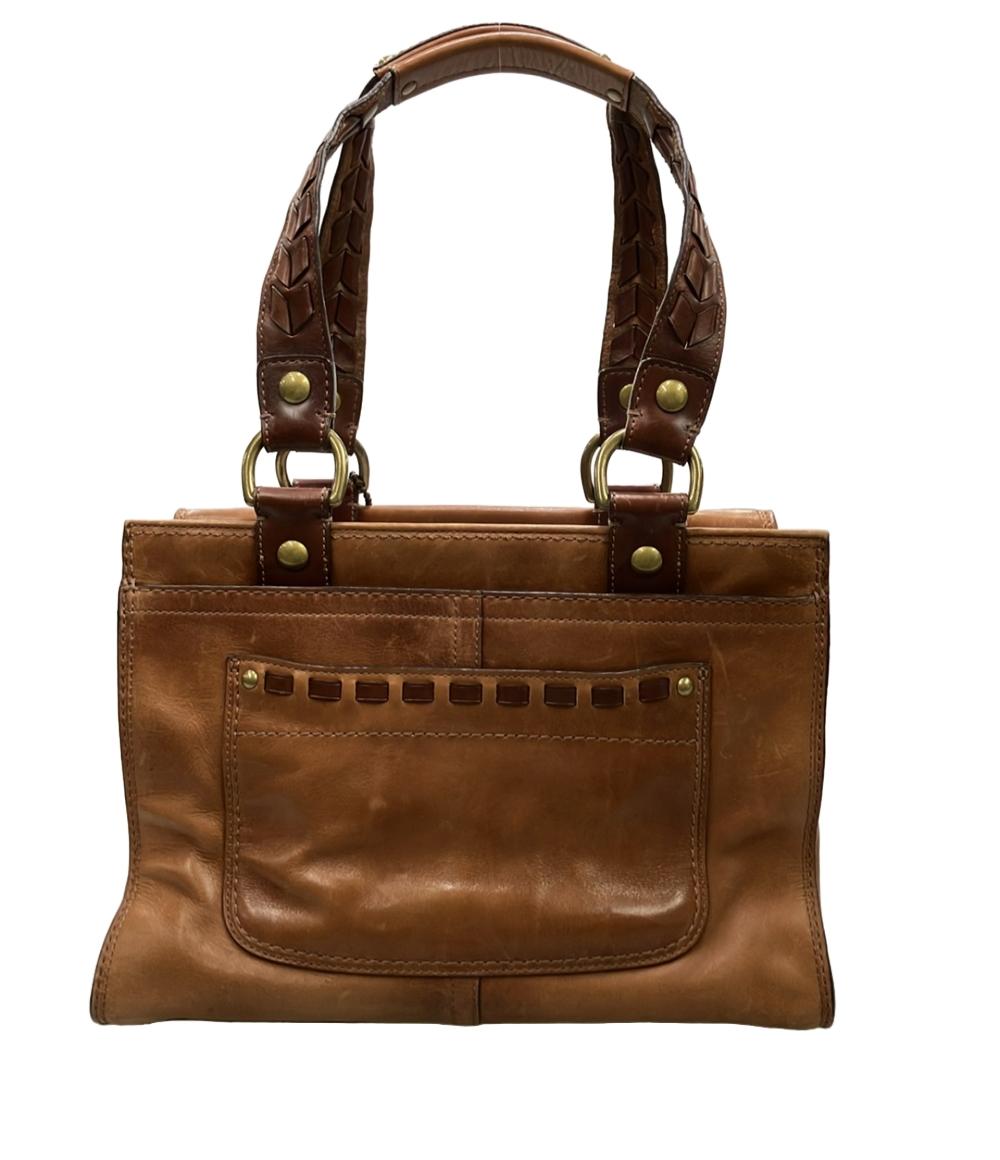 COACH コーチ レザーハンドバッグ バッグ オールドコーチ ブラウン レザー ファッション ファッション小物 レディース USA製 COACH オールドレザー ハンドバッグ 茶色