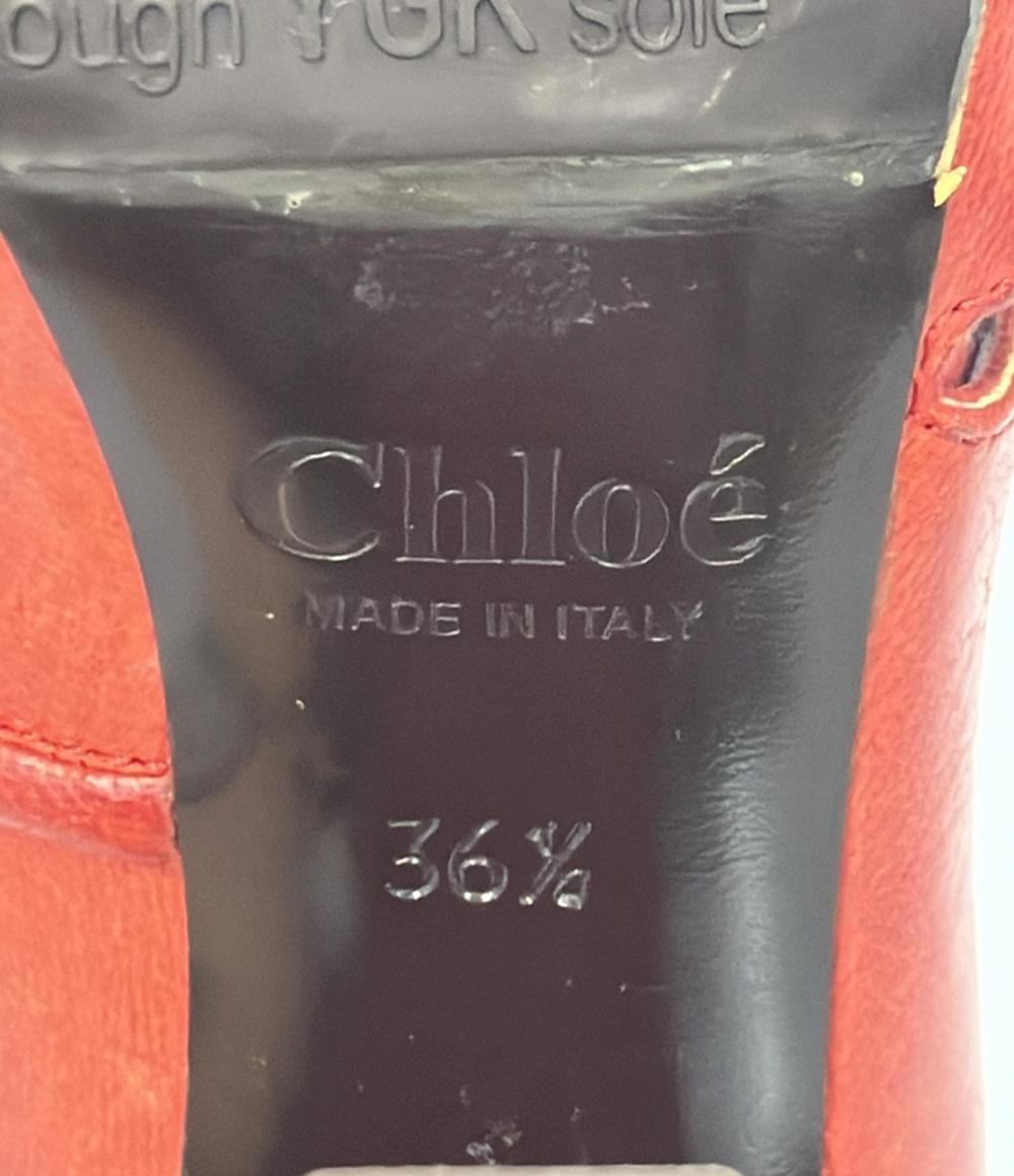 クロエ オープントゥサンダル  チャンキーヒール レディース SIZE 36 1/2 (M) Chloe