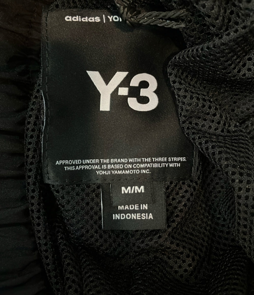 Y-3 ナイロンパンツ 3ストライプス リップストップ ワイド ベルト タグ付 24AW IW7498 メンズ SIZE M ワイスリー