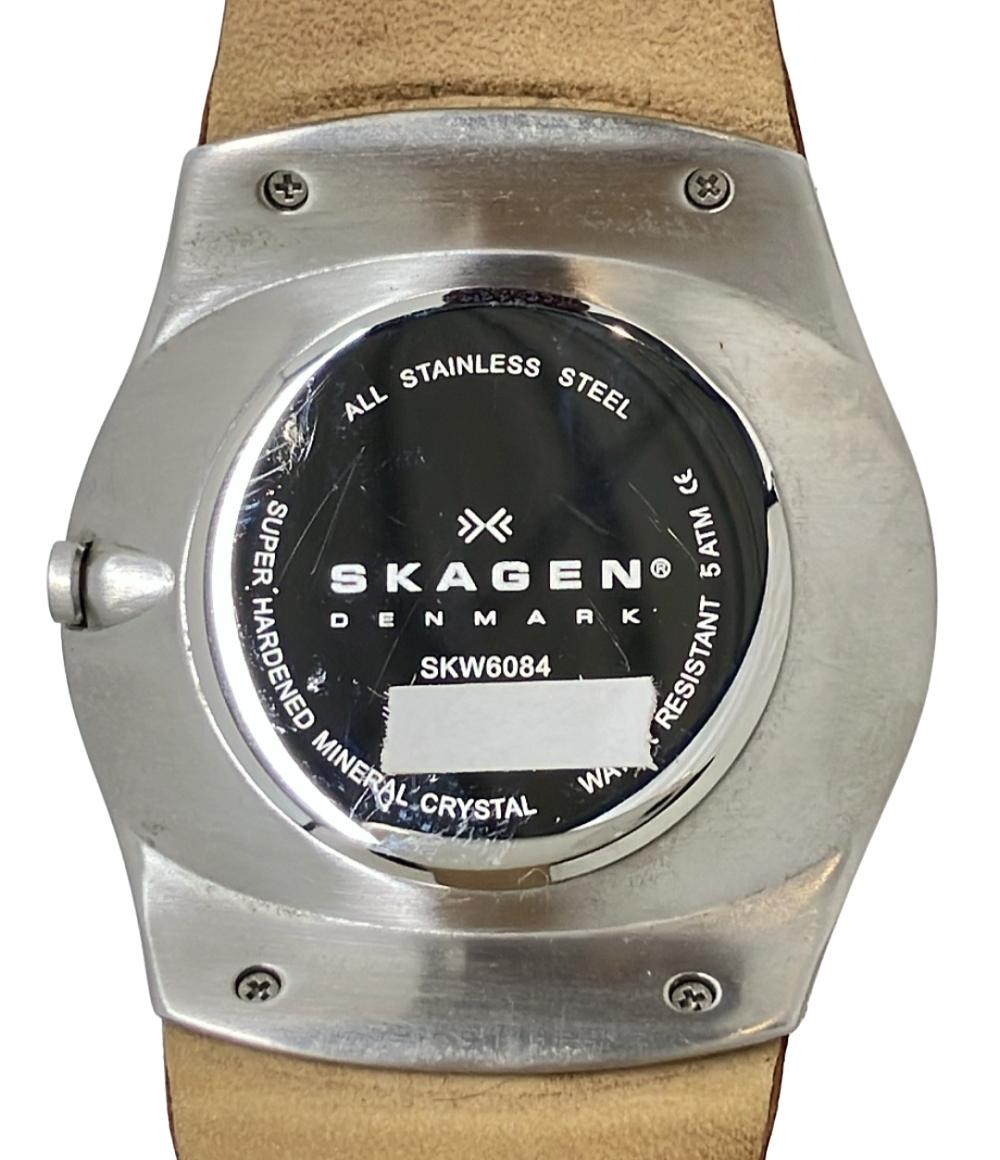 SKAGEN 腕時計 クオーツ アイボリー SKW6084 メンズ スカーゲン