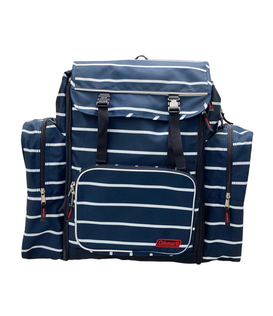 美品 Coleman リュック デイパック トレックパック ボーダー柄 キッズ コールマン