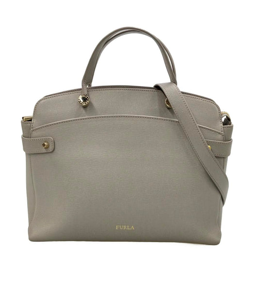美品 Furla 2way トートバッグ ショルダースバッグ 斜め掛け AGATA アガタ レディース フルラ