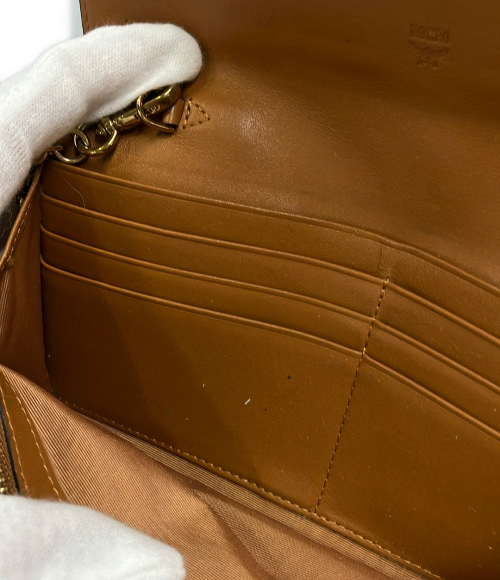 MCM 長財布 チェーンウォレット レディース エムシーエム